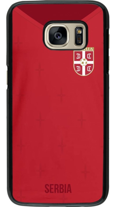 Samsung Galaxy S7 Case Hülle - Serbien 2022 personalisierbares Fussballtrikot Samsung Galaxy S7 Case Hülle - Serbien 2022 personalisierbares Fussballtrikot