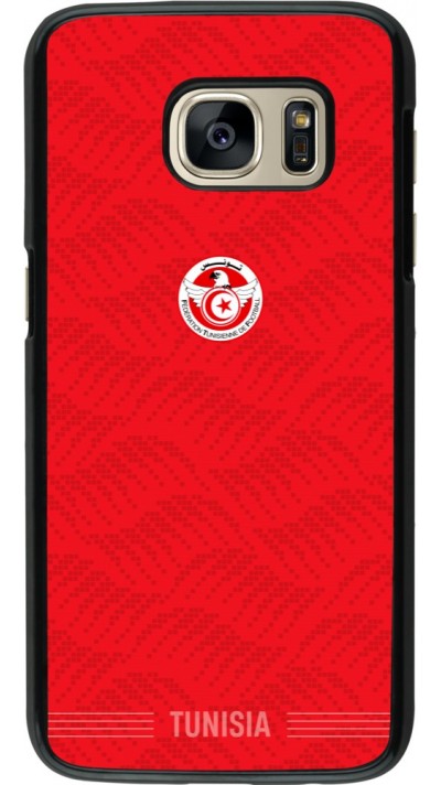 Coque Samsung Galaxy S7 - Maillot de football Tunisie 2026 personnalisable