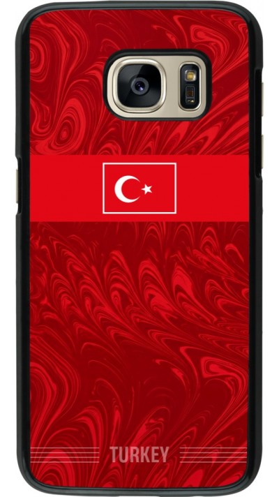 Coque Samsung Galaxy S7 - Maillot de football Turquie 2026 personnalisable