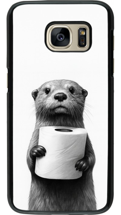 Coque Samsung Galaxy S7 - Loutre papier de toilette