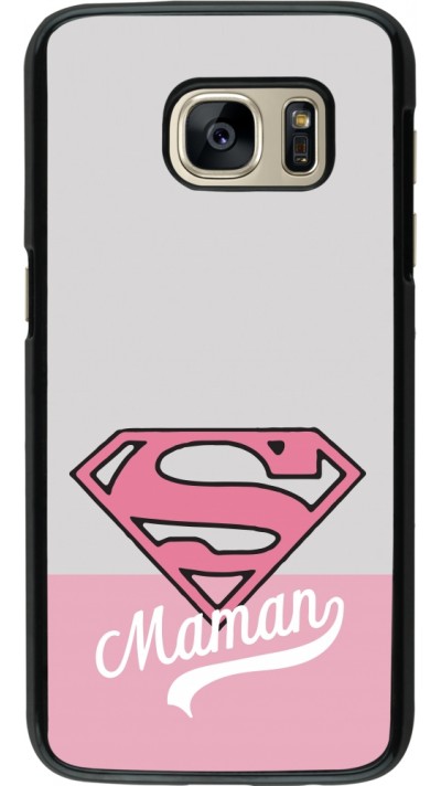 Coque Samsung Galaxy S7 - Mom 2024 Super hero maman