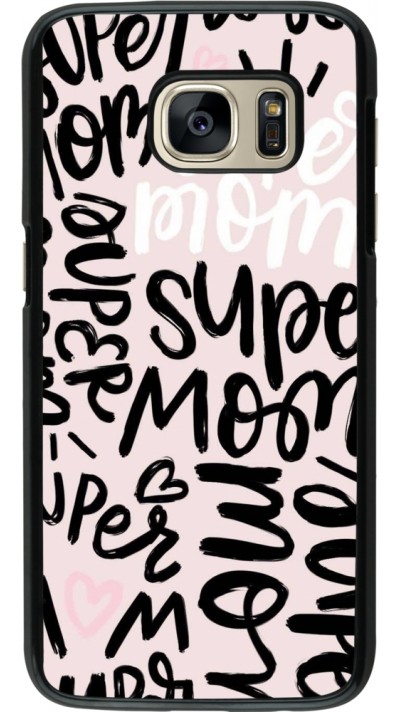 Coque Samsung Galaxy S7 - Mom 2024 Super mom Coque Samsung Galaxy S7 - Mom 2024 Super mom