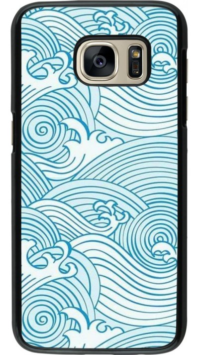 Coque Samsung Galaxy S7 - Ocean Waves Coque Samsung Galaxy S7 - Ocean Waves