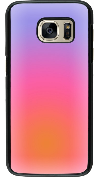 Coque Samsung Galaxy S7 - Orange Pink Blue Gradient Coque Samsung Galaxy S7 - Orange Pink Blue Gradient