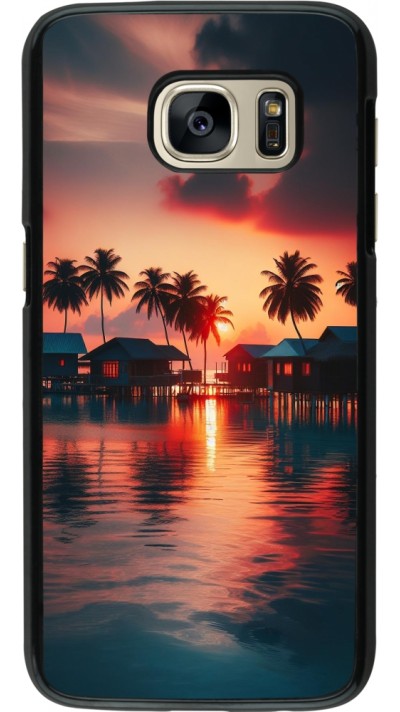 Coque Samsung Galaxy S7 - Paradis Maldives Coque Samsung Galaxy S7 - Paradis Maldives