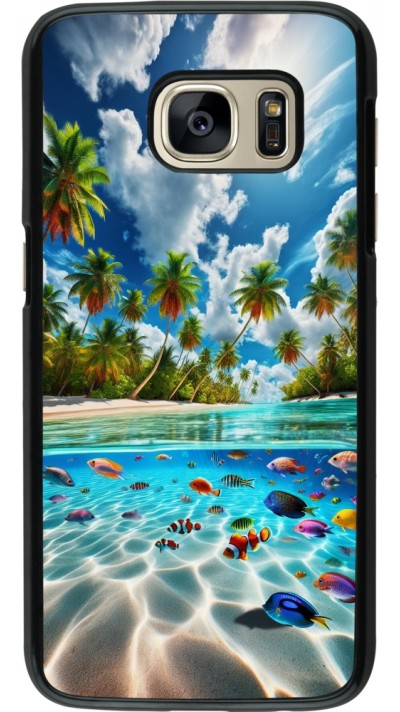Coque Samsung Galaxy S7 - Plage Paradis Coque Samsung Galaxy S7 - Plage Paradis