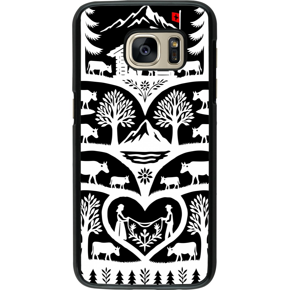 Samsung Galaxy S7 Case Hülle - Poya Schweiz 2 schwarz