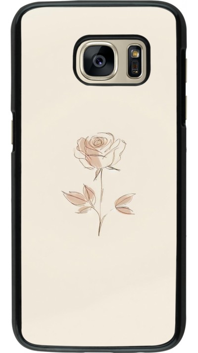 Coque Samsung Galaxy S7 - Sable Rose Minimaliste Coque Samsung Galaxy S7 - Sable Rose Minimaliste