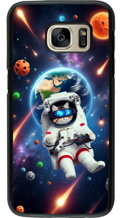 Coque Samsung Galaxy S7 - VR SpaceCat Odyssey Coque Samsung Galaxy S7 - VR SpaceCat Odyssey