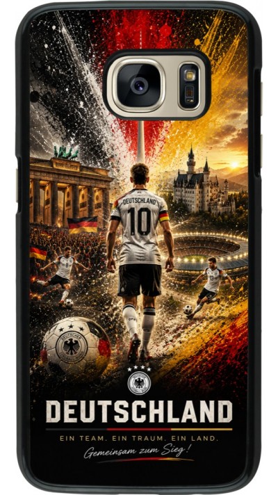 Coque Samsung Galaxy S7 - Football Allemagne splash 2026