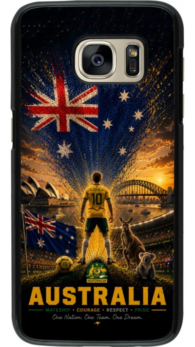 Coque Samsung Galaxy S7 - Football Australie splash 2026