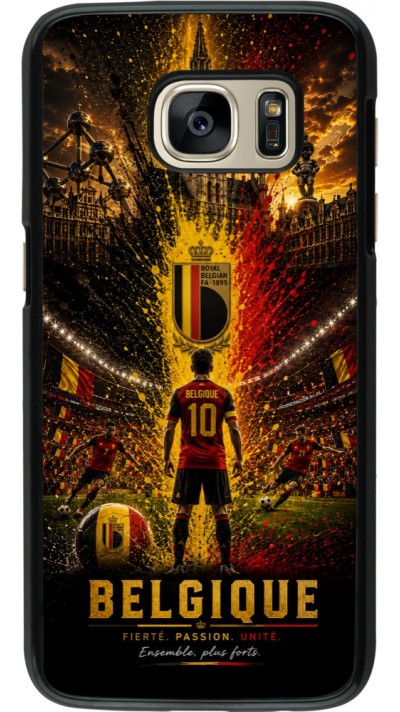 Coque Samsung Galaxy S7 - Football Belgique splash 2026