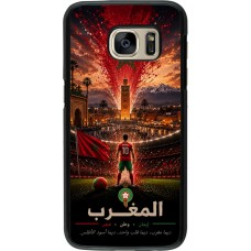 Coque Samsung Galaxy S7 - Football Maroc splash 2026