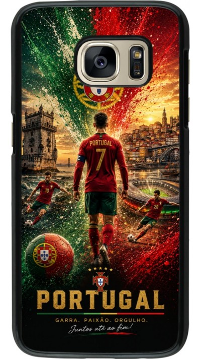 Coque Samsung Galaxy S7 - Football Portugal splash 2026