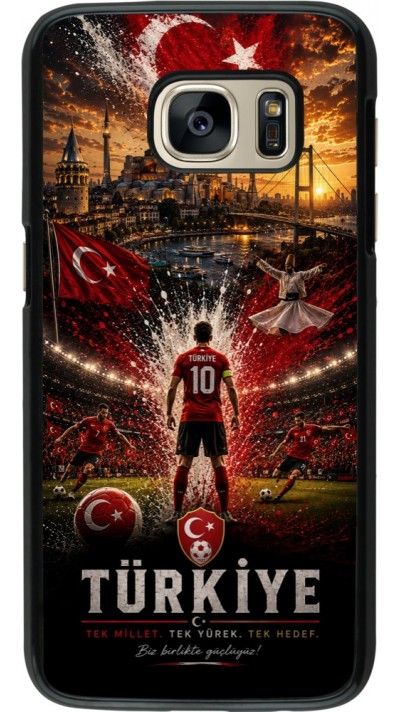Coque Samsung Galaxy S7 - Football Turquie splash 2026