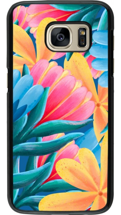 Coque Samsung Galaxy S7 - Spring 23 colorful flowers Coque Samsung Galaxy S7 - Spring 23 colorful flowers