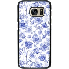 Coque Samsung Galaxy S7 - Spring 23 watercolor blue flowers