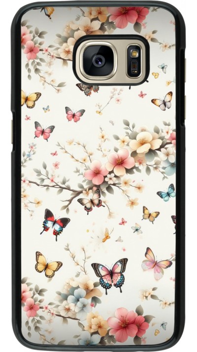 Coque Samsung Galaxy S7 - Spring 25 Papillons Légers Coque Samsung Galaxy S7 - Spring 25 Papillons Légers