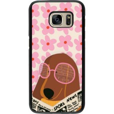 Coque Samsung Galaxy S7 - Dog with newspaper Spring 2026