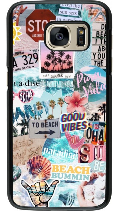 Coque Samsung Galaxy S7 - Summer 20 collage Coque Samsung Galaxy S7 - Summer 20 collage