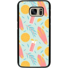 Coque Samsung Galaxy S7 - Summer 2025 Pattern citron