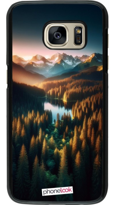 Coque Samsung Galaxy S7 - Sunset Forest Lake Coque Samsung Galaxy S7 - Sunset Forest Lake