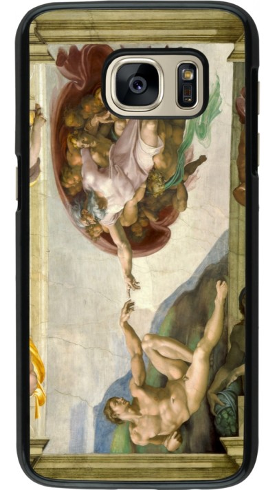 Coque Samsung Galaxy S7 - Tableau art - La Création d’Adam - Michel-Ange Coque Samsung Galaxy S7 - Tableau art - La Création d’Adam - Michel-Ange