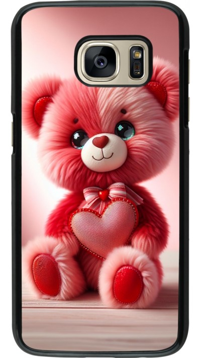 Coque Samsung Galaxy S7 - Valentine 2024 Ourson rose Coque Samsung Galaxy S7 - Valentine 2024 Ourson rose