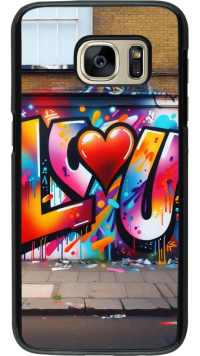 Coque Samsung Galaxy S7 - Valentine 2025 Love U Tag Coque Samsung Galaxy S7 - Valentine 2025 Love U Tag