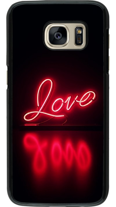 Coque Samsung Galaxy S7 - Valentine 2025 Neon Love Coque Samsung Galaxy S7 - Valentine 2025 Neon Love