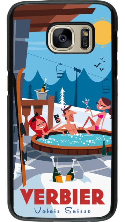 Coque Samsung Galaxy S7 - Verbier Mountain Jacuzzi Coque Samsung Galaxy S7 - Verbier Mountain Jacuzzi