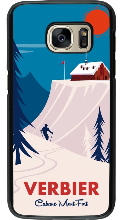 Coque Samsung Galaxy S7 - Verbier Cabane Mont-Fort Coque Samsung Galaxy S7 - Verbier Cabane Mont-Fort