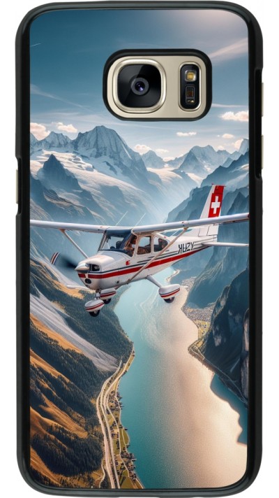 Coque Samsung Galaxy S7 - Vol Alpin Suisse Coque Samsung Galaxy S7 - Vol Alpin Suisse