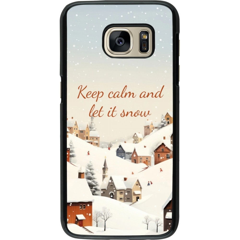 Coque Samsung Galaxy S7 - Winter 25 Winter Keep calm and let it snow