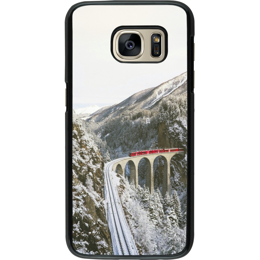 Coque Samsung Galaxy S7 - Winter 25 Winter polar express