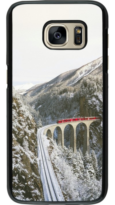Coque Samsung Galaxy S7 - Winter 25 Winter polar express
