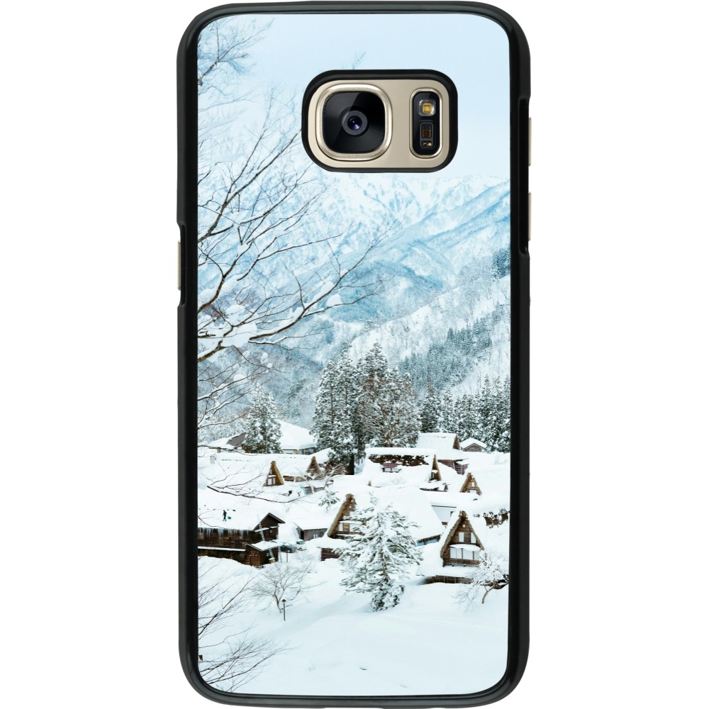 Coque Samsung Galaxy S7 - Winter 25 Winter snowy landscape