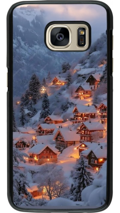 Coque Samsung Galaxy S7 - Winter 25 Winter snowy village