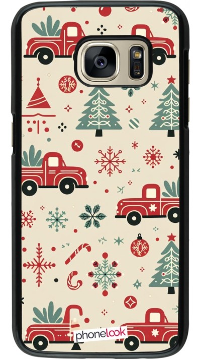 Coque Samsung Galaxy S7 - Noël 2024 Camion Sapin Coque Samsung Galaxy S7 - Noël 2024 Camion Sapin