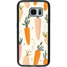 Coque Samsung Galaxy S7 - Silicone rigide noir Easter 2026 Illustration carrots