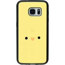 Coque Samsung Galaxy S7 - Silicone rigide noir Easter 2026 Little chicken