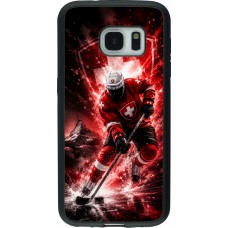 Coque Samsung Galaxy S7 - Silicone rigide noir Hockey World Championship Player