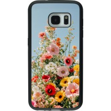 Coque Samsung Galaxy S7 - Silicone rigide noir Spring flowers Spring 2026