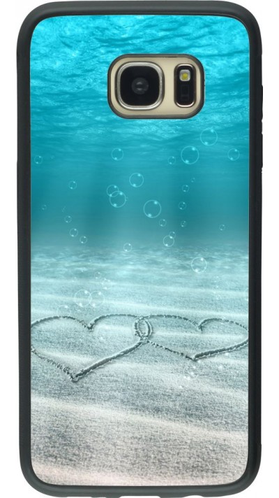 Coque Samsung Galaxy S7 edge - Silicone rigide noir Summer 18 19