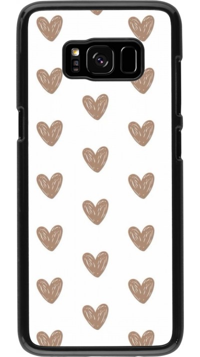 Coque Samsung Galaxy S8 - Autumn 2024 brown hearts