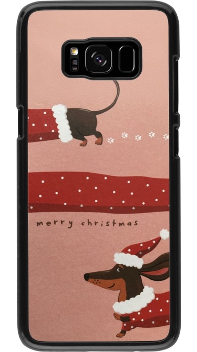 Coque Samsung Galaxy S8 - Christmas 25 Teckel Merry Xmas