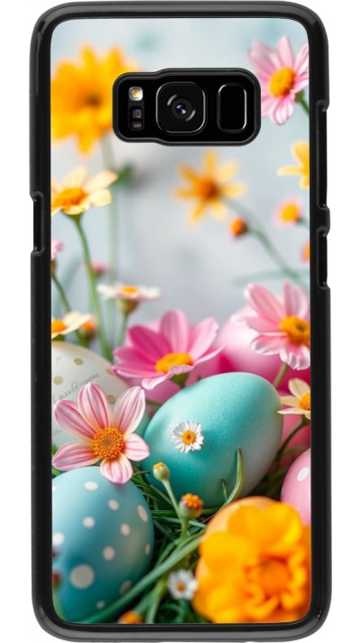 Coque Samsung Galaxy S8 - Easter 2026 Eggs with flowers