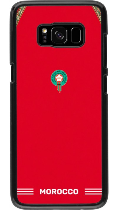Coque Samsung Galaxy S8 - Maillot de football Maroc 2026 personnalisable