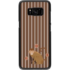 Coque Samsung Galaxy S8 - Monkey with stripes