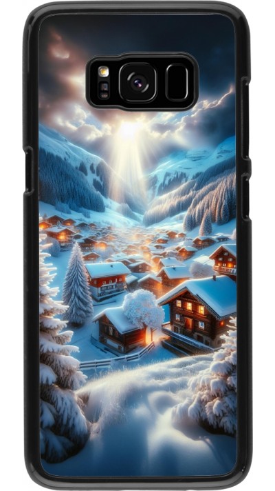 Coque Samsung Galaxy S8 - Mont Neige Lumière Coque Samsung Galaxy S8 - Mont Neige Lumière